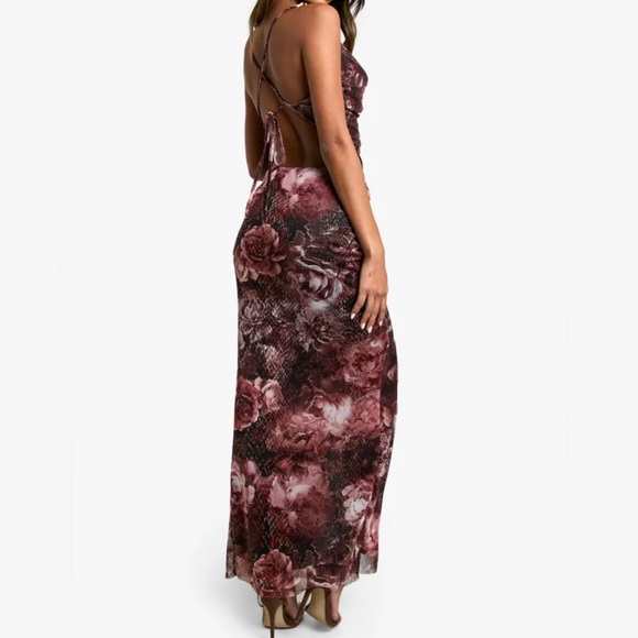 Boohoo co ord-top and midaxi skirt - size 4 - wore once - Picture 3 of 3